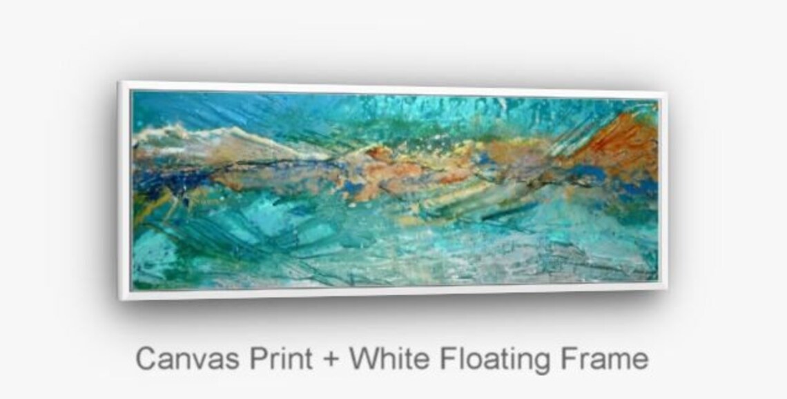 Large Landscape Art Canvas Print by Caroline Ashwood Art Etsy