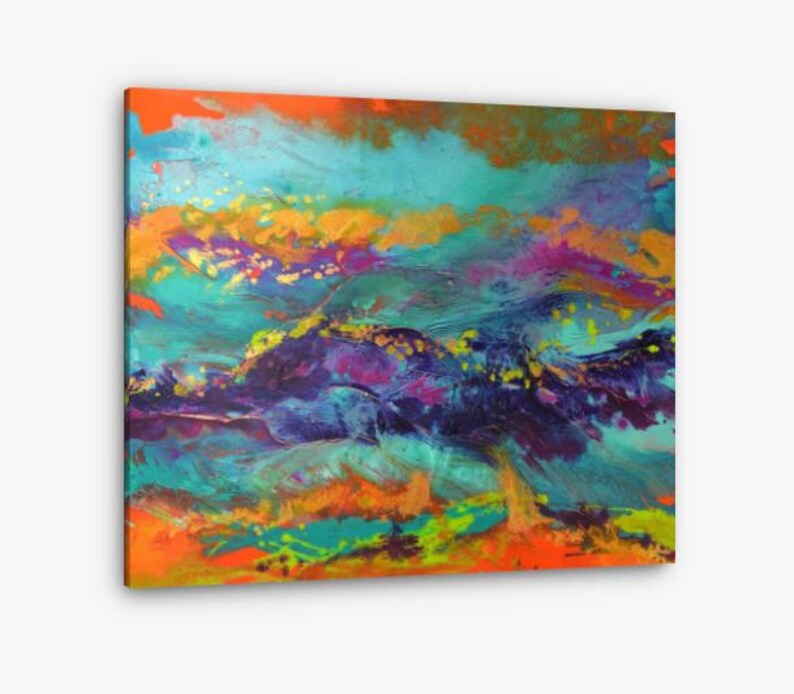 Large Landscape Canvas Print by Caroline Ashwood Art Ready Etsy UK
