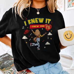 Comfort Colors TS Shirt, I Knew It I Knew You Fan Outfit bild 5