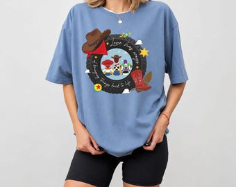 Comfort Colors Toy Story Friendship Shirt, Woody Buzz Lightyear Family Tee