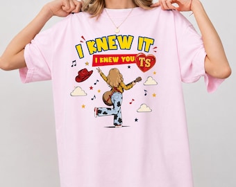Comfort Colors TS Shirt, I Knew It I Knew You Fan Outfit