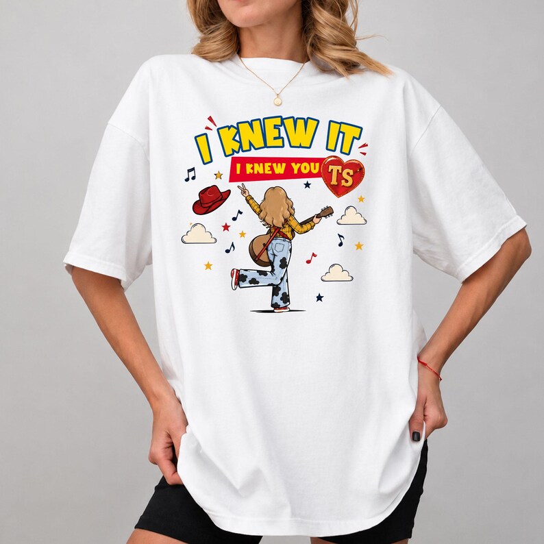 Comfort Colors TS Shirt, I Knew It I Knew You Fan Outfit bild 6