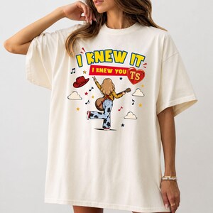 Comfort Colors TS Shirt, I Knew It I Knew You Fan Outfit bild 2