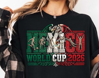 Coppa del Mondo Messico 2026 PNG / Design maglia da calcio El Tri / PNG tifoso di calcio messicano / Sublimazione calcio Messico / Download digitale immediato