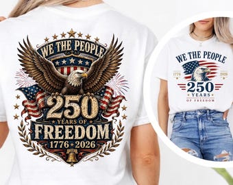 USA Semiquincentennial 250th Anniversary PNG | 4th july Eagle Shirt Design | America Patriotic Graphic | Independence Day | Digital Download