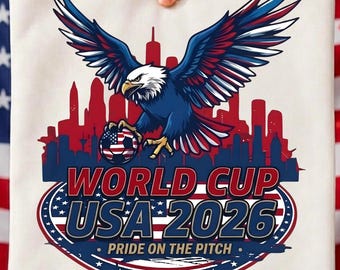 USA World Cup 2026 PNG, Patriotic USA Soccer Design, American Football Fan Shirt,  Soccer Sublimation, Digital Download