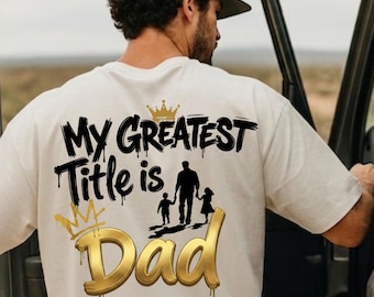 La paternità è la mia eredità PNG / Design per maglietta padre-figlio / Grafica graffiti urban per la festa del papà / Sublimazione DTF / Download digitale immediato