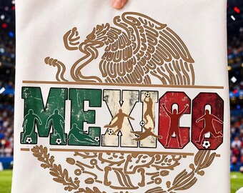 Mexican Eagle PNG | Mexico Flag Sublimation Design | Mexico Pride Shirt Graphic | Patriotic Mexico PNG | Digital Download