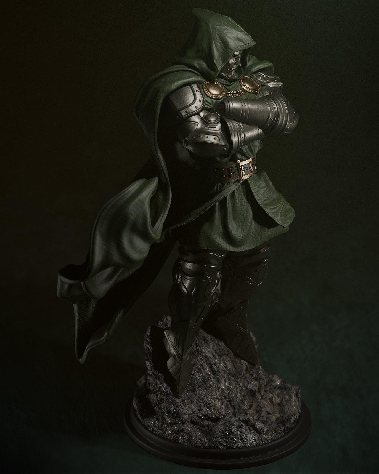 Dr Doom Sovereign STL File – Comics Armored Ruler Statue – Instant ...