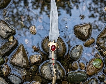 Handmade Arya Stark Valyrian Steel Catspaw Knife | GOT Replica Dagger 17.5 Inch | Gift for Collectors