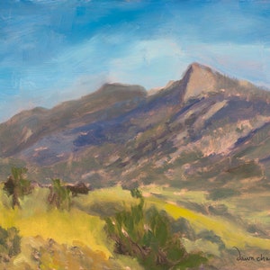 A Philmont Morning is the Best Kind of Morning (plein air painting, New Mexico landscape, Tooth of Time)