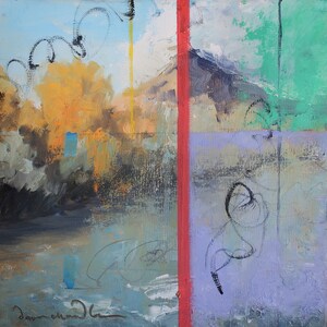Spirits of Abiquiu (New Mexico art, New Mexico landscape, Santa Fe art, small works)