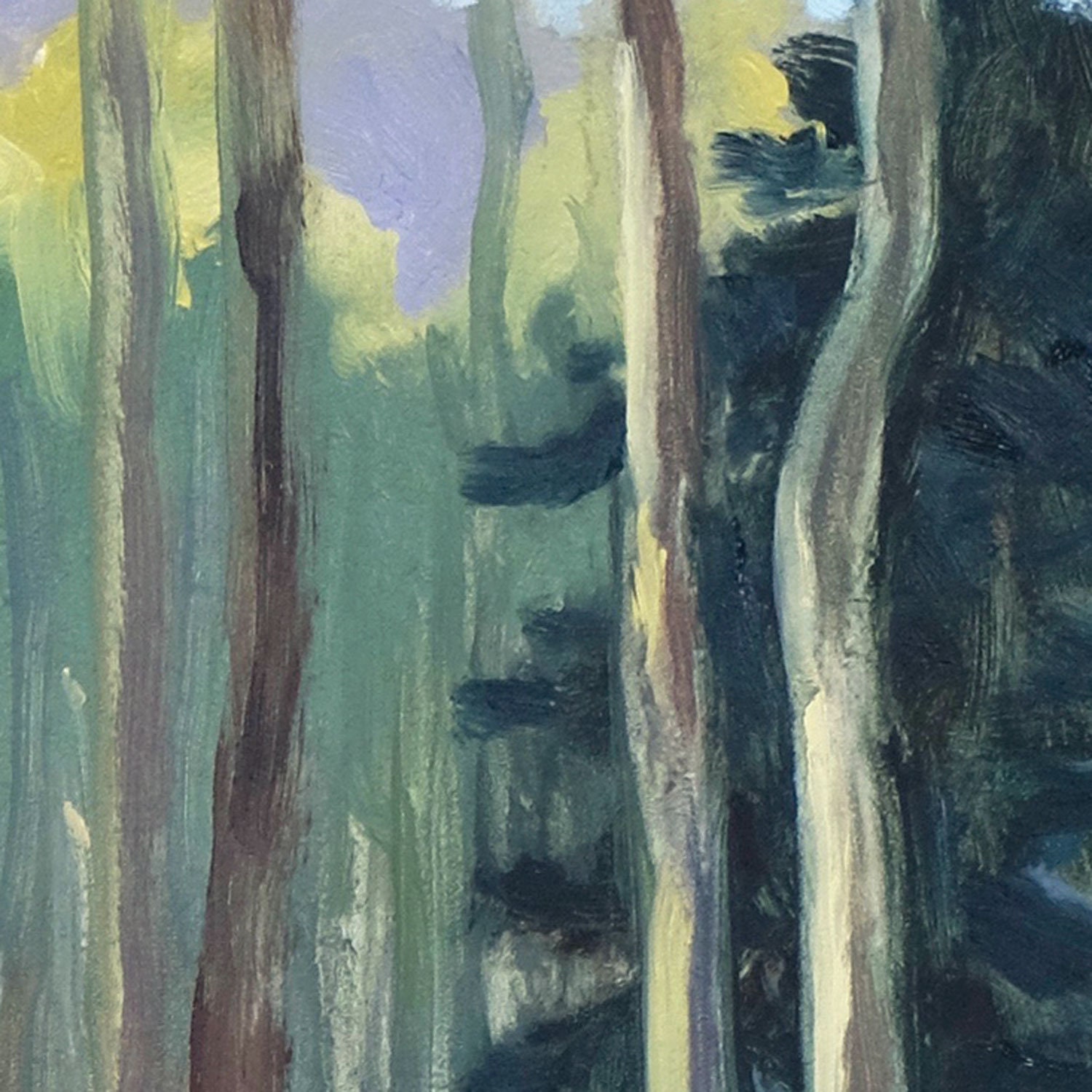 I Go to the Aspens for Peace plein Air Painting Aspen Trees - Etsy