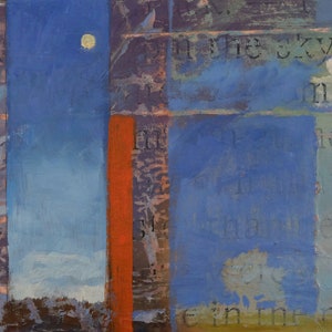 Gathering Memories, III (New Mexico painting, New Mexico art, original painting, abstract landscape)