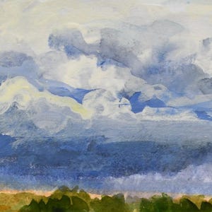 Santa Fe Sky Dance, 5 (New Mexico landscape, New Mexico art, Santa Fe art, Santa Fe style)