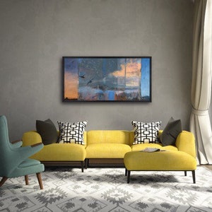 That Morning When We Discovered Flight New Mexico art, extra large wall art, oil painting image 10