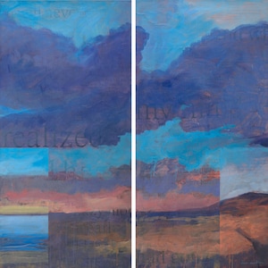I Realize Now the Rewards (New Mexico landscape, American west, New Mexico sky, contemporary landscape)