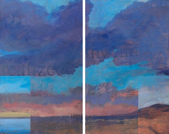 I Realize Now the Rewards (New Mexico landscape, American west, New Mexico sky, contemporary landscape)