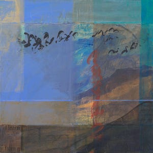 I Lean, I Leap, I Learn (New Mexico art, American west, Santa Fe style, original painting)