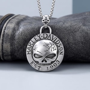 Harley Davidson Skull - Etsy