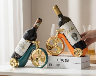 Ceramic Wine Bottle Holder Minimalist Nordic Decor Luxury Wine Rack Display Stand Home Bar Kitchen Table Centerpiece Gift