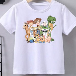 Toy Story Watercolor PNG Bundle, Woody, Jessie, Buzz Lightyear & Friends Clipart PNG, Toy Story PNG, Birthday Cake Topper, Digital Download image 2