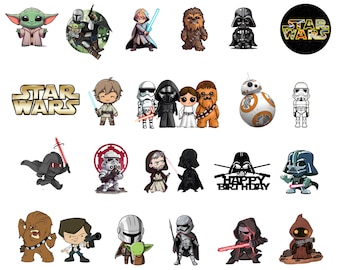 Bundle PNG Star Wars, clipart personnages galaxie, Star War, casque Space Marine, téléchargement numérique, sublimation PNG, impression T-Shirt,