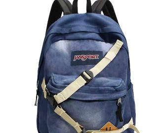 Mochila JANSPORT Extraordinaria Spider-Man de mezclilla, estilo universitario, unisex, para estudiantes y colegio.