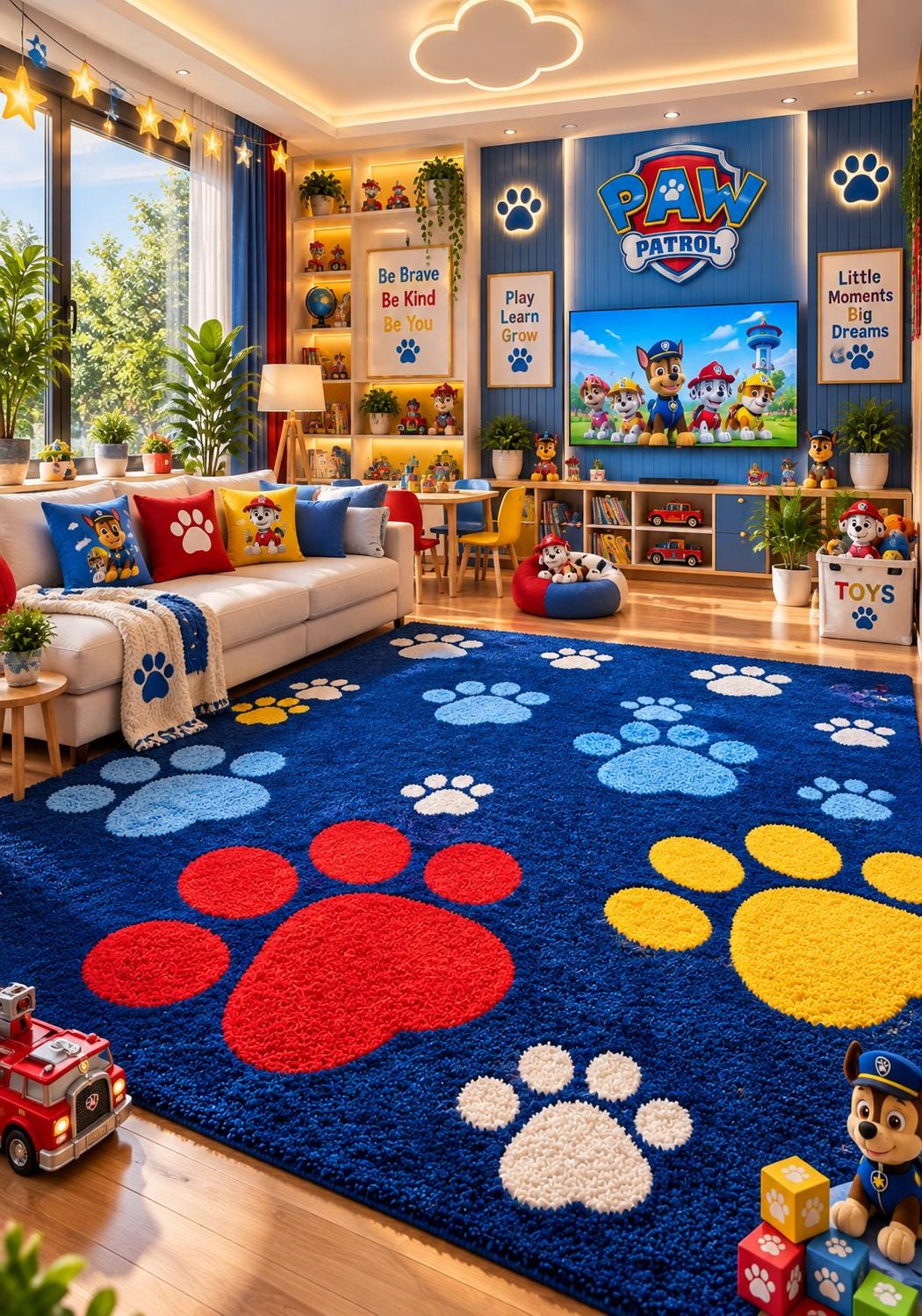Paw Patrol Area Rug - Etsy