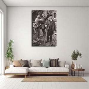 WW2 German Soldiers Captured By Us Troops Poster Canvas Print Painting Picture Wall Art Home Hallway Bedroom Living Room Decor