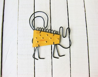 The Family Cat  Recycled Metal Upcycled, Repurposed Green Sustainably Hand Crafted Art