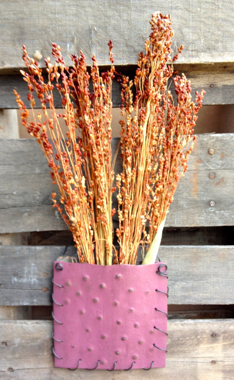 Recycled Painted Metal Aqua Wall Art Rustic Home Decor Wall Etsy