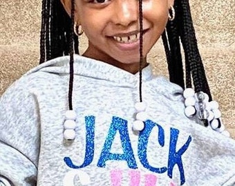 Jack and Jill of America Girl GLITTER Jack and Jill Large Design