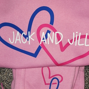 Jack and Jill of America I Love Jack and Jill Hearts Design