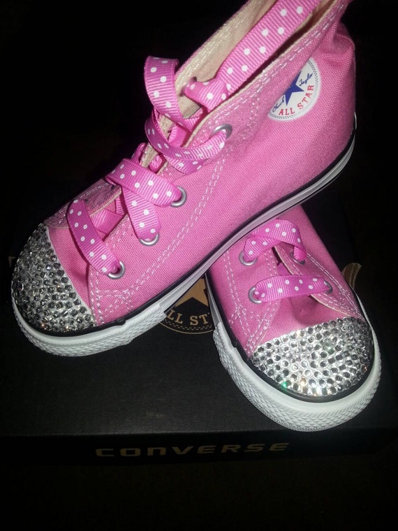 Bling Bling Girls Converse With Swarovski Crystals Etsy Canada