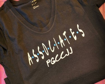Jack and Jill of America, Inc.  A-S-S-O-C-I-A-T-E- shirt, Jack ans Jill, friends, custom JNJ apparel, Jack and Jill Mothers tees