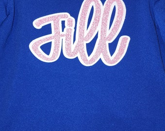 I am a JILL, Jack and Jill Girls Glitter Design, JJOA, Jack and Jill Youth apparel