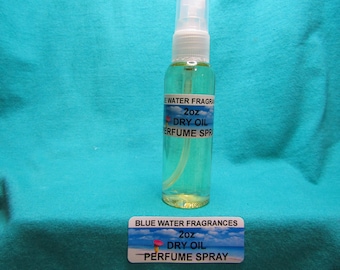 BABY POWDER Dry Oil Spray Perfume Oil Body Fragrance Oils 2oz 60ml