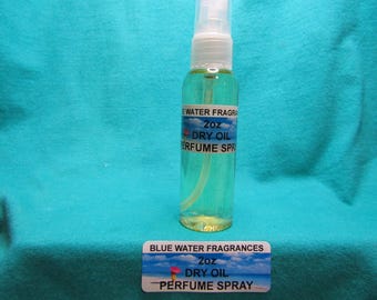 YOU PICK The SCENT 2oz  Dry Oil Body Spray Perfume Oil Fragrance Oil Cologne Oils 2oz 60ml
