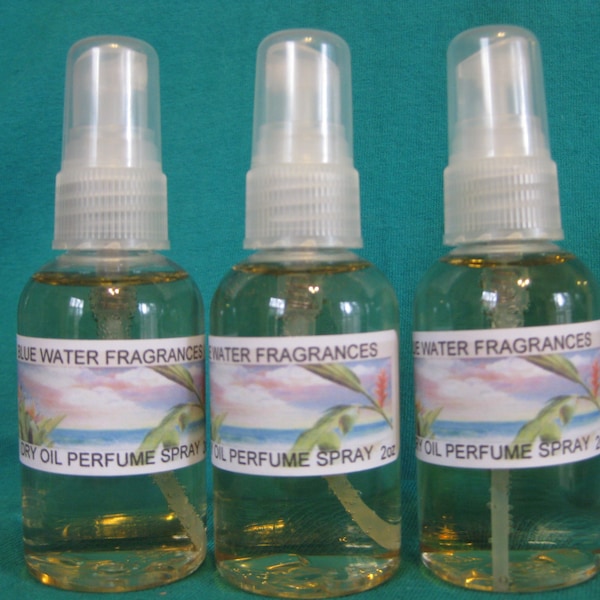 COOL CITRUS BASIL type  Dry Oil Spray Perfume Oil Body Fragrance Oil  2oz