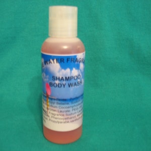 YOU PICK the SCENT 4oz Custom Made and Scented Shampoo Body Wash Fragrance Perfume Oil 4oz 120ml