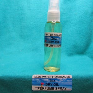 RAINFOREST  Dry Oil Spray Perfume Oil Body Fragrance Oils 2oz 60ml