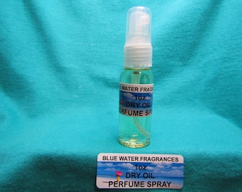 CLEAN AIR  Dry Oil Body Spray Perfume Oil Fragrance Oils 1oz 30ml