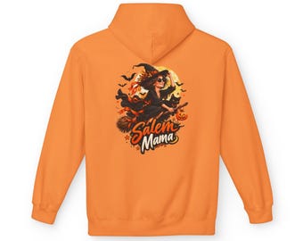 Salem Witch Mama Halloween Hoodie, Spooky Mama Hoodie, Halloween Gift for Mom