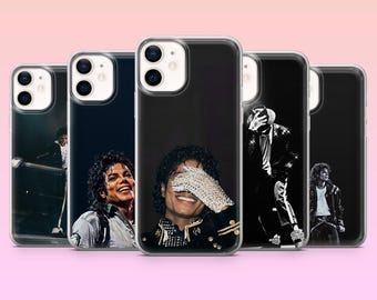 Micheal Jackson Phone Case Hip Hop King Aura Cover for iPhone 17Pro, 16,15,14,13, 12, Samsung S26, S25, S24, S23Fe, A16, A56, Pixel 10, 9Pro