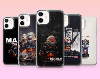 Max Verstappen Phone Case Formula 1 F1 Cover for iPhone 17Pro, 16, 15, 14, 13, 12, Samsung S26, S25, S24, S23Fe, A16, A56, Pixel 10, 9Pro