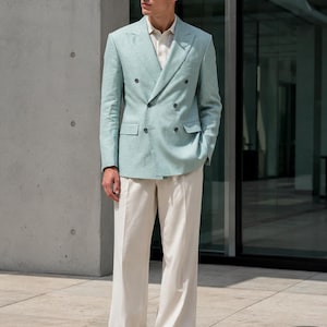 casual blazer wedding dress for men Men's Suit Jackets