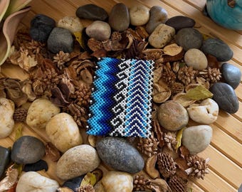 Perlen Armband, authentische indigene Handarbeit, Amazonas Stammes-Zeremonialschmuck, Ashaninka Artisan Made - Brasilien