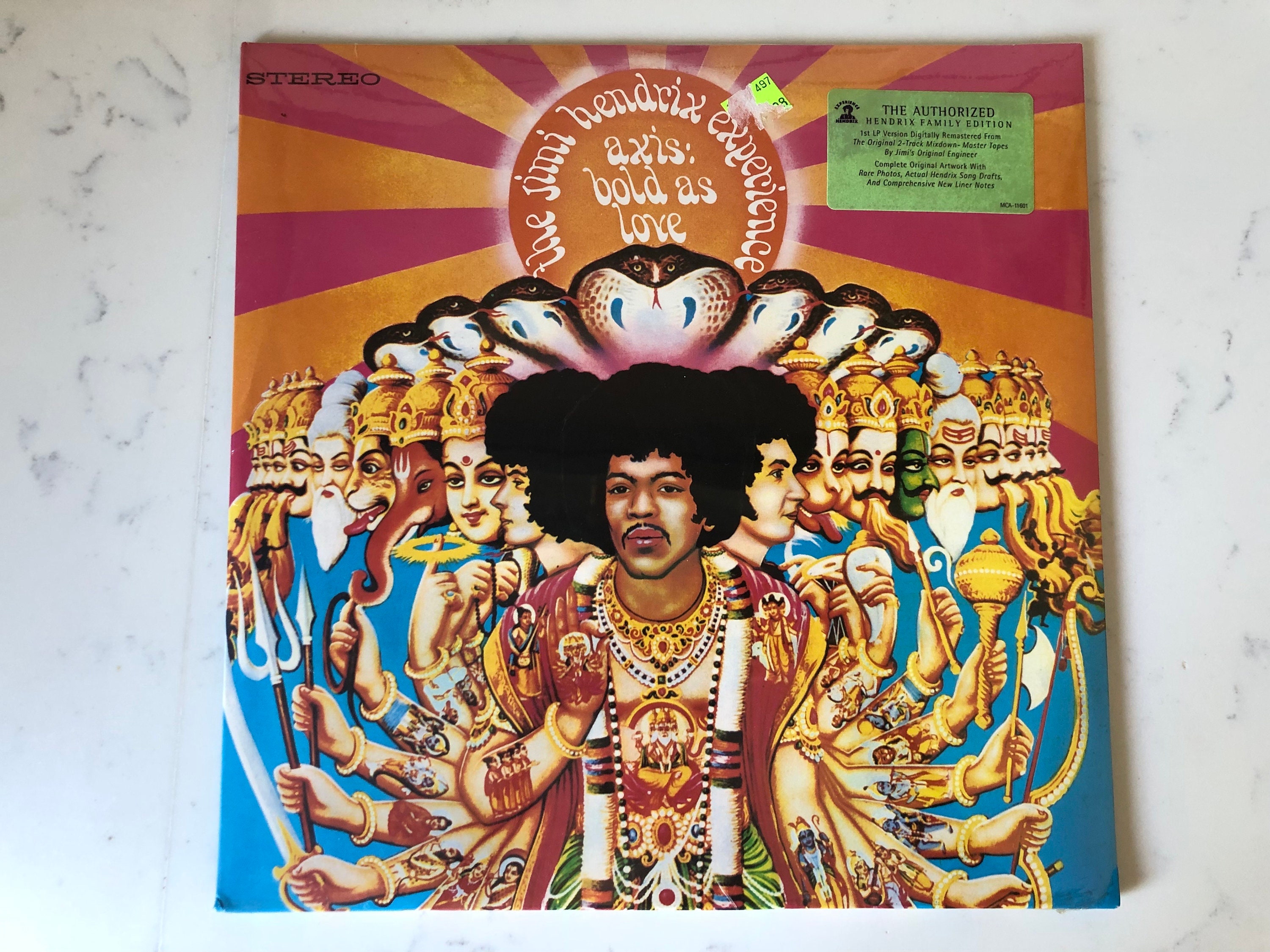 The Jimi Hendrix Experience Axis: Bold as Love 1997 Rare Numbered