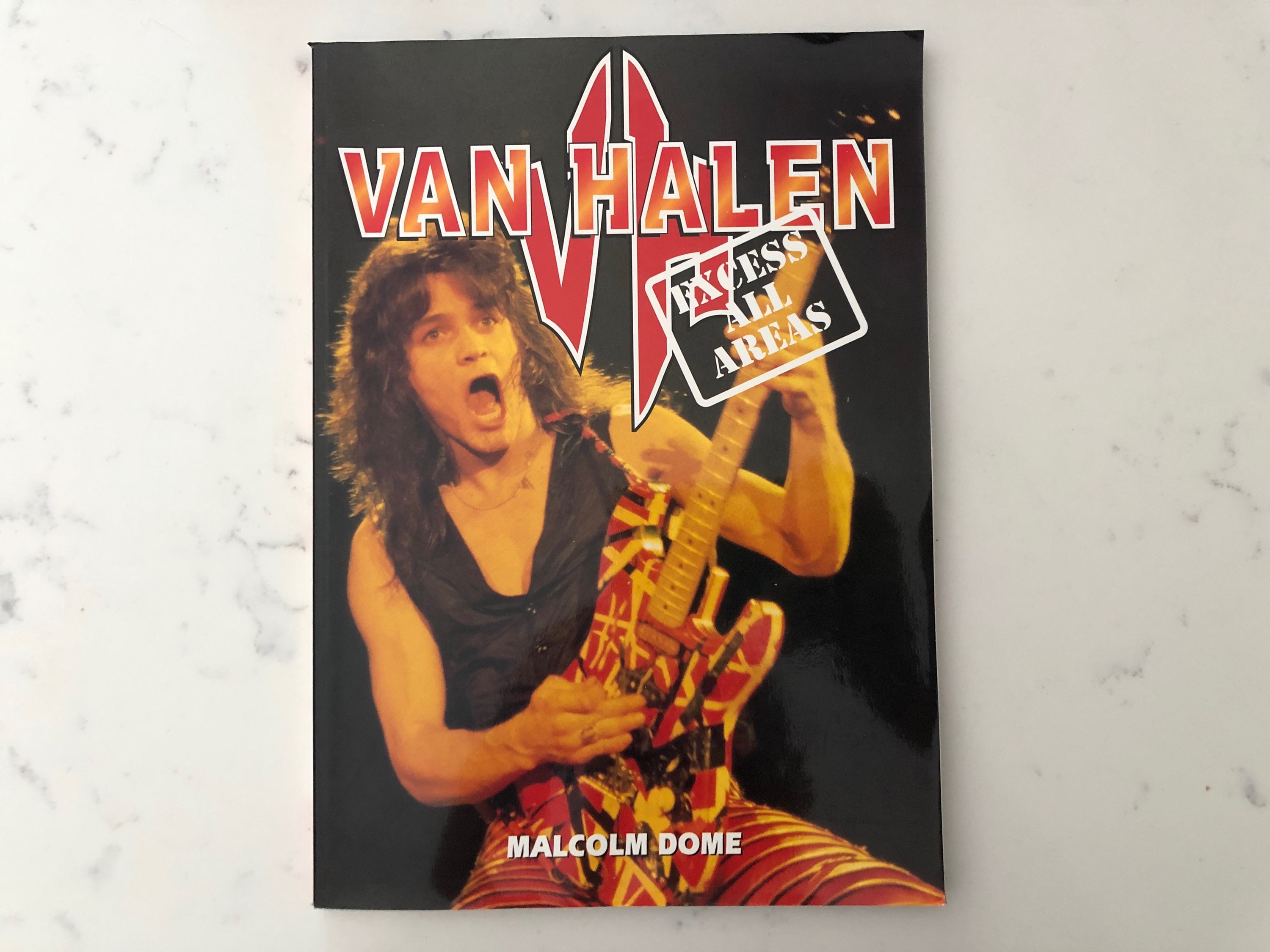 Van Halen Excess All Areas by Malcolm Dome Photo Visual